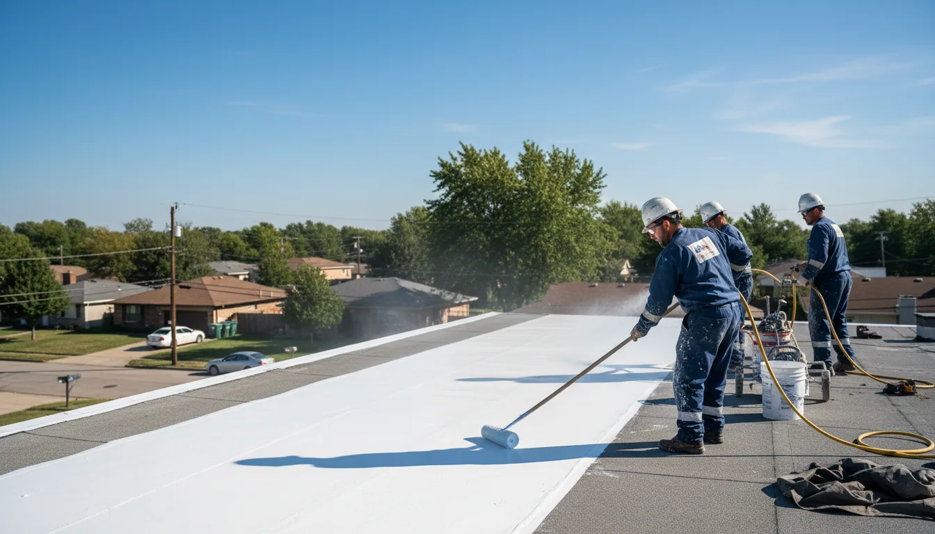 Commercial roof coating in Vestal, NY near me